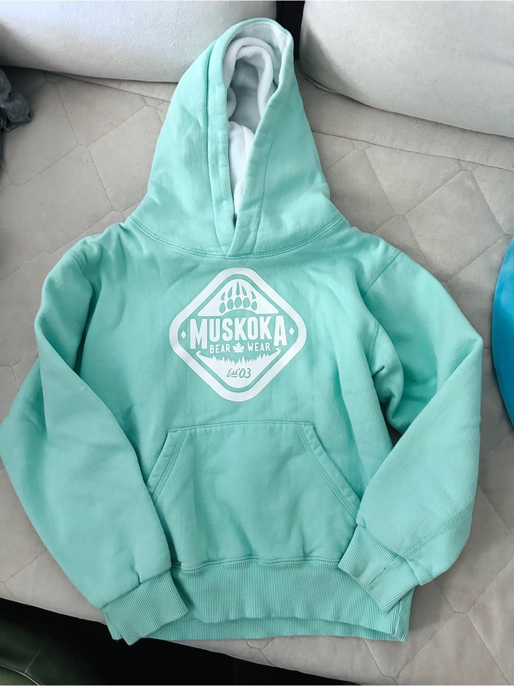 Kids' Mint Green Hoodie
